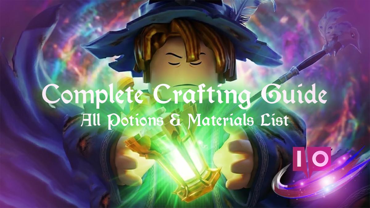 Wizard Alchemy: All Potions & Materials Crafting Guide