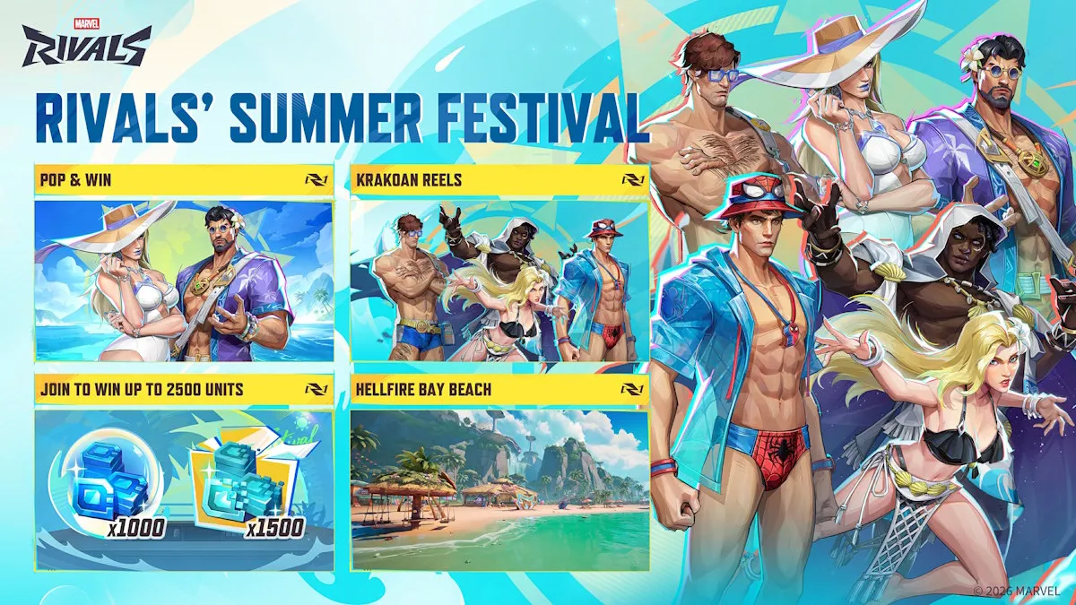 How to Get 2500 Free Units in Marvel Rivals Summer Festival