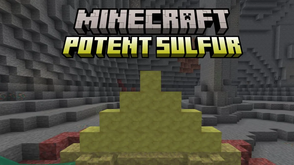 How to Get Potent Sulfur Block in Minecraft (Easy Guide)