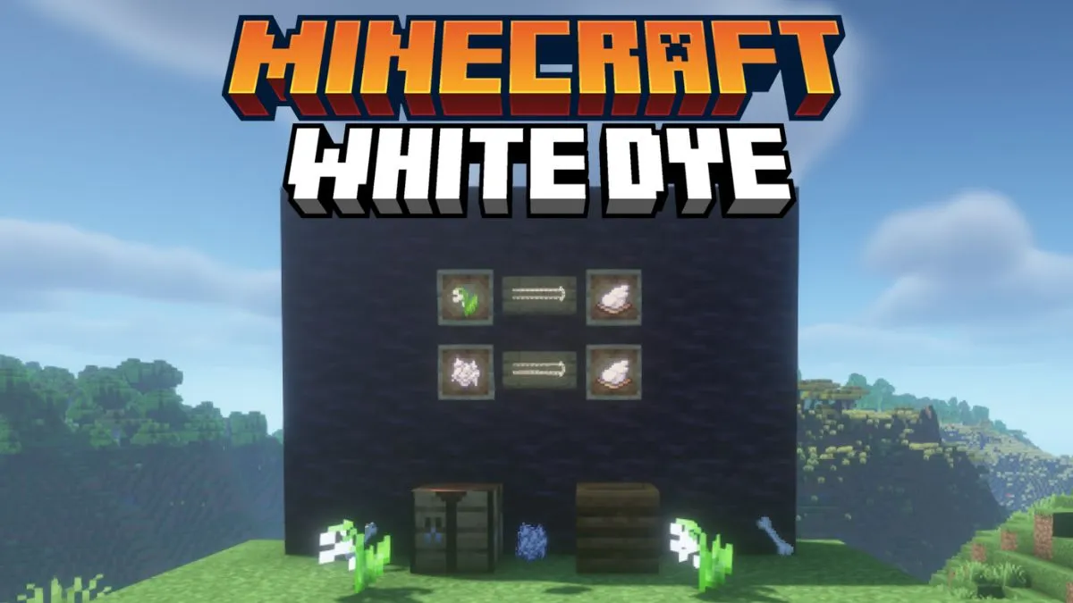 How to Get White Dye in Minecraft: Easy Guide (Java & Bedrock)