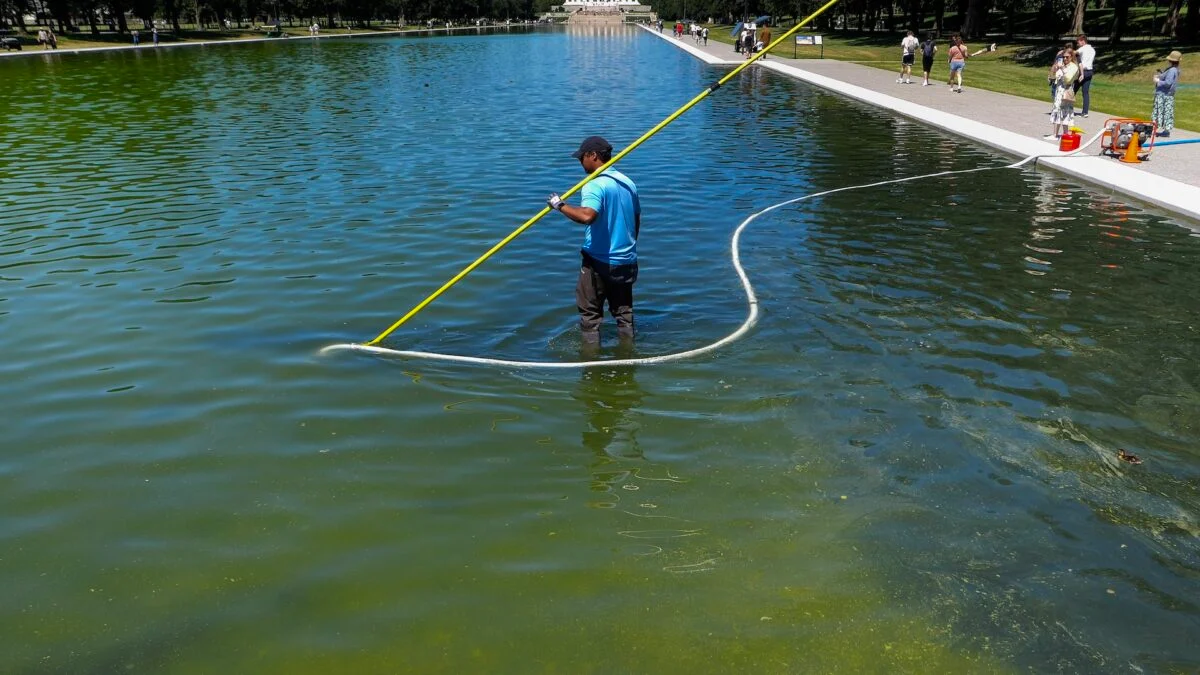 Trump Admin: Reflecting Pool Cleared of Algae by Nanobubbler Tech
