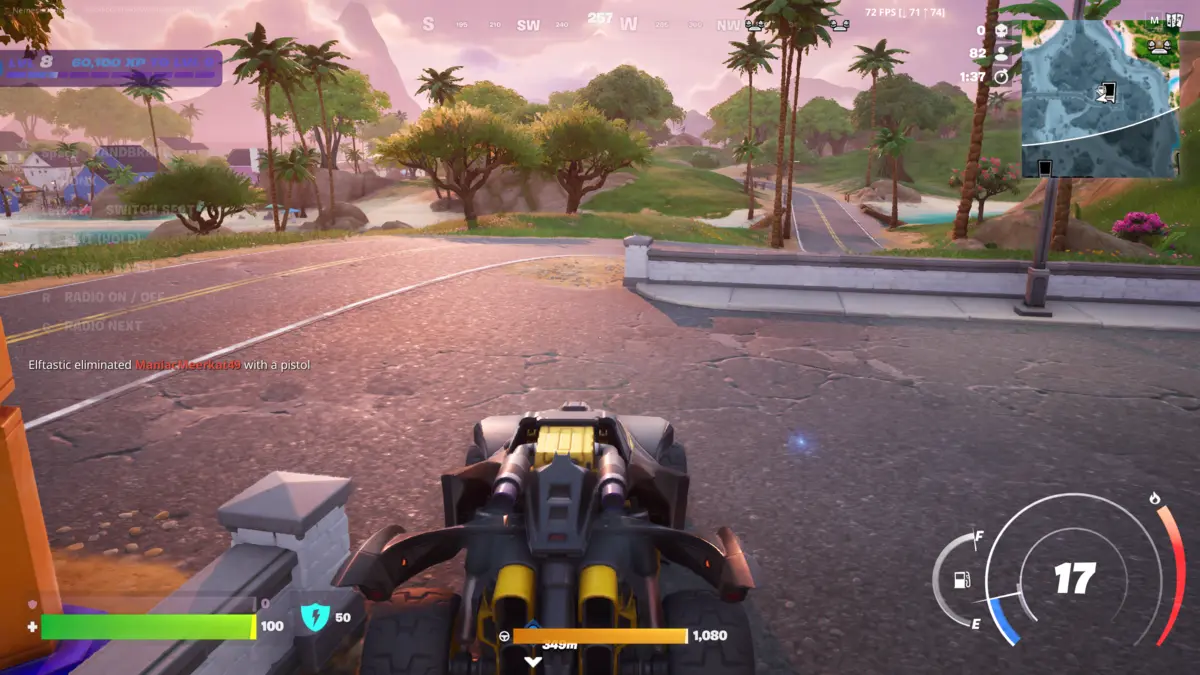 All Batman's Beach Buggy Locations in Fortnite Chapter 7 Season 3