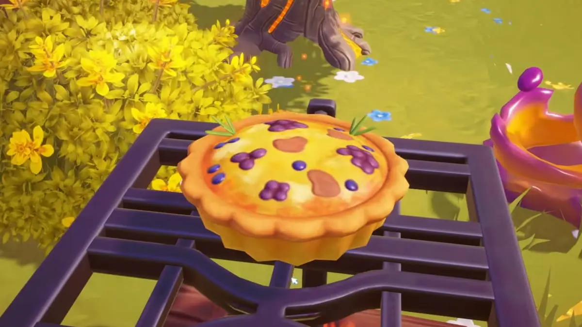 Foresty Quiche Recipe in Disney Dreamlight Valley (Honeyglow Woods)
