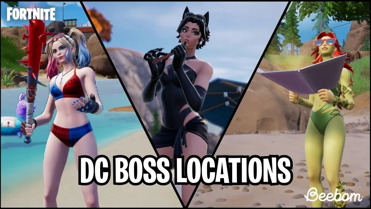 Fortnite: Catwoman, Harley Quinn & Poison Ivy Spawn Locations