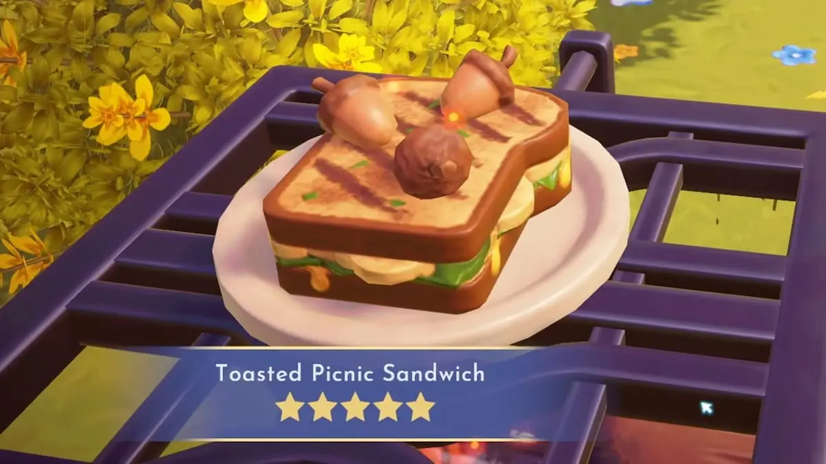 How to Make Toasted Picnic Sandwich in Disney Dreamlight Valley