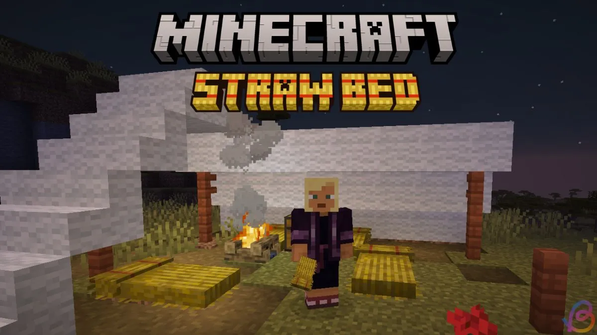 How to Make a Straw Bed in Minecraft: Simple Crafting Guide