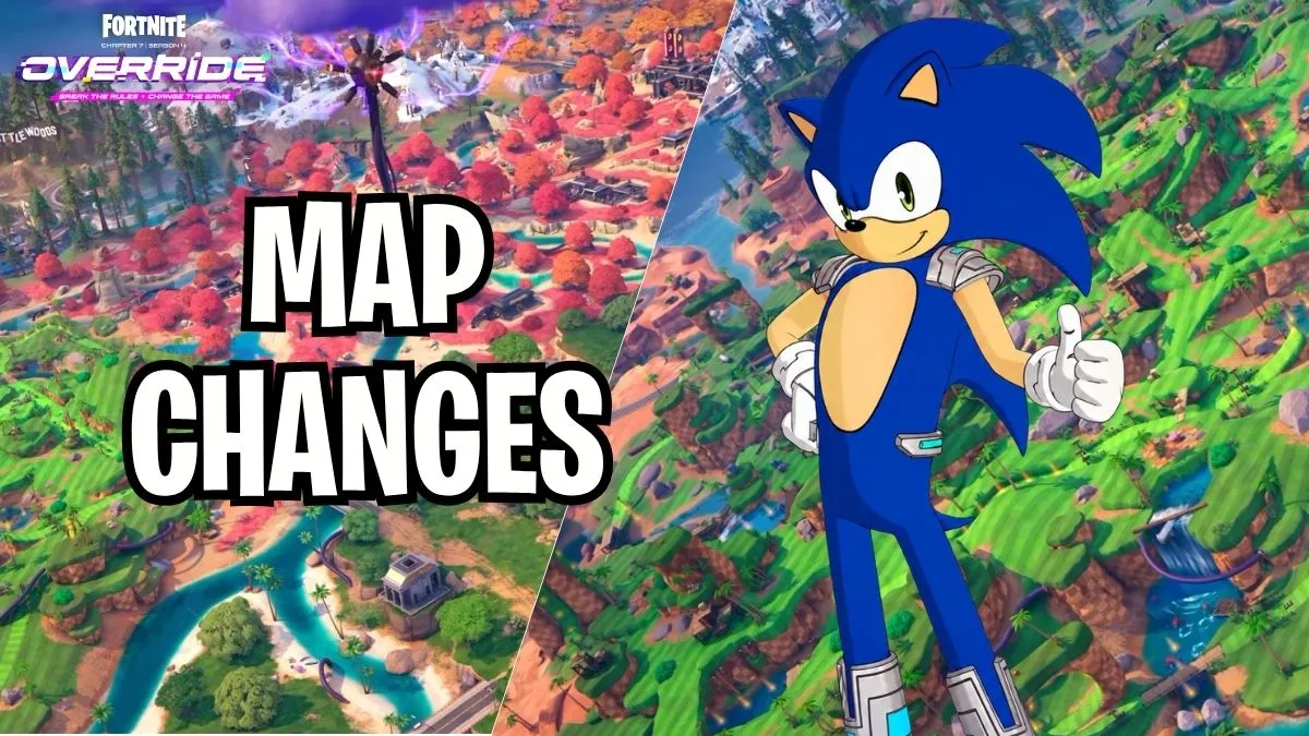 Fortnite Chapter 7 Season 4 Map Changes: New & Returning Locations