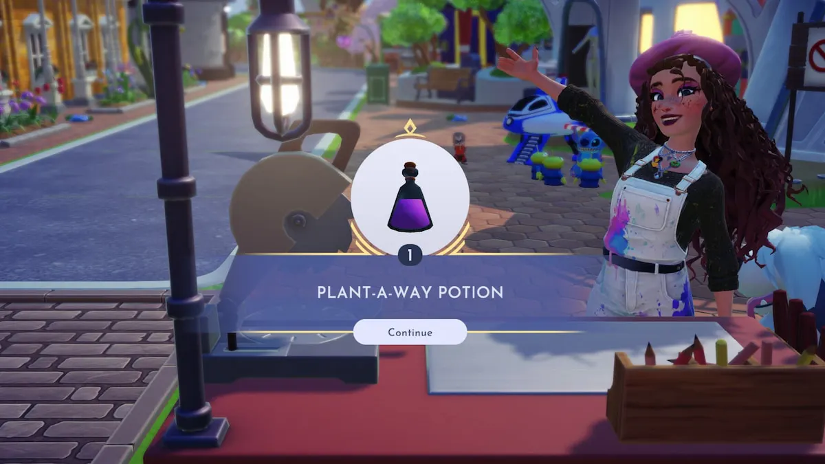 Get & Craft Plant-A-Way Potion — Floating Festival, Dreamlight Valley