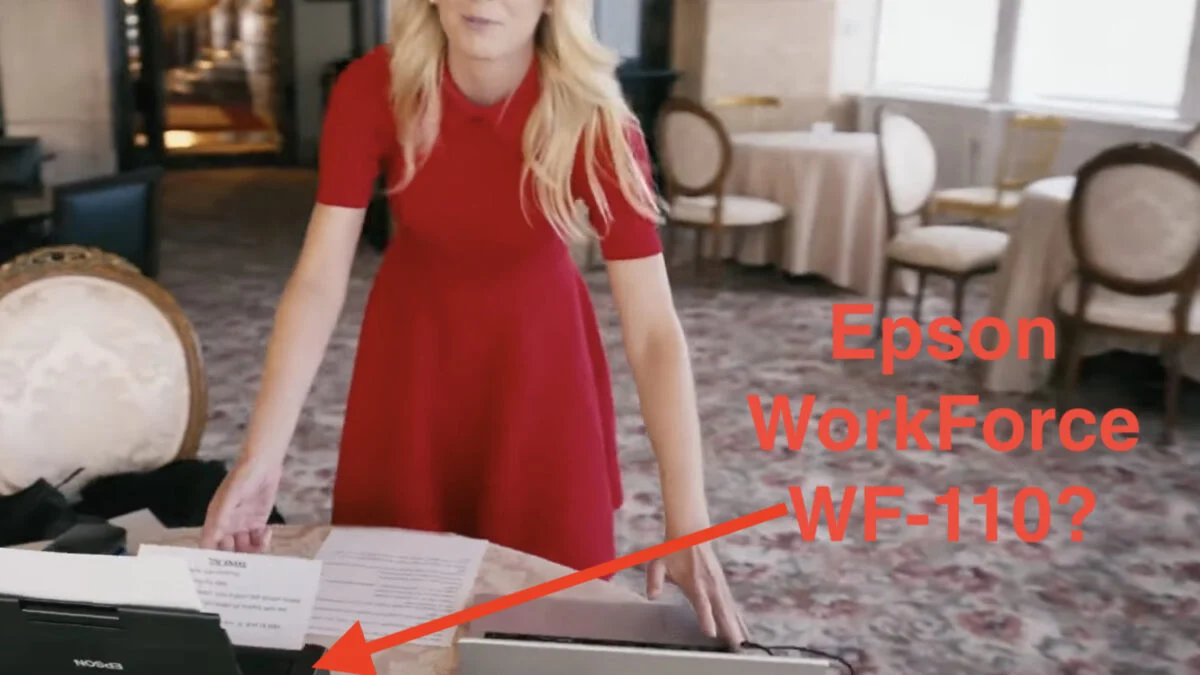 Human Printer Natalie Harp's Bulky Setup: Why a Backup Battery?