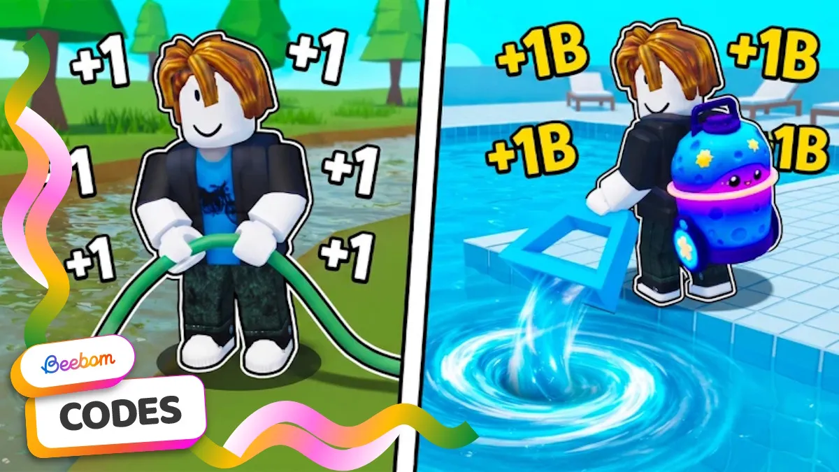 Roblox +1 Drain Water Per Click Codes — Aug 2026