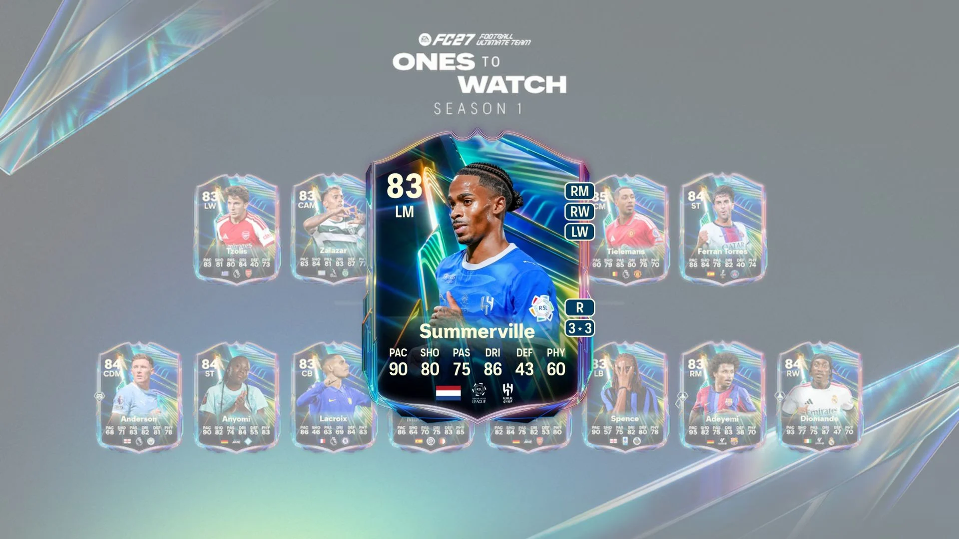 How to Get EA FC 27 Crysencio Summerville Ones to Watch Free