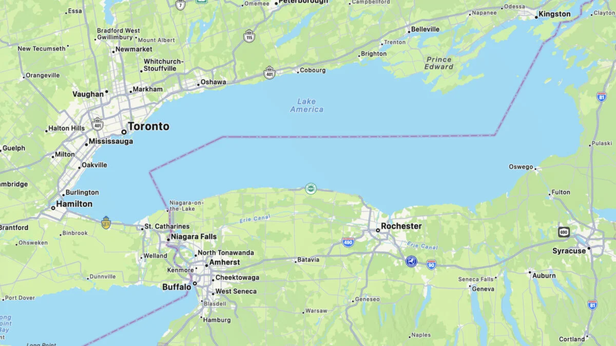 John Ternus' Apple Era Opens as Lake Ontario Is Renamed Lake America