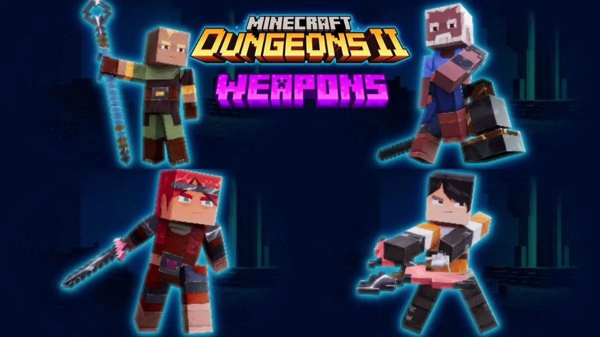 Minecraft Dungeons 2: All Confirmed Weapons — Complete List