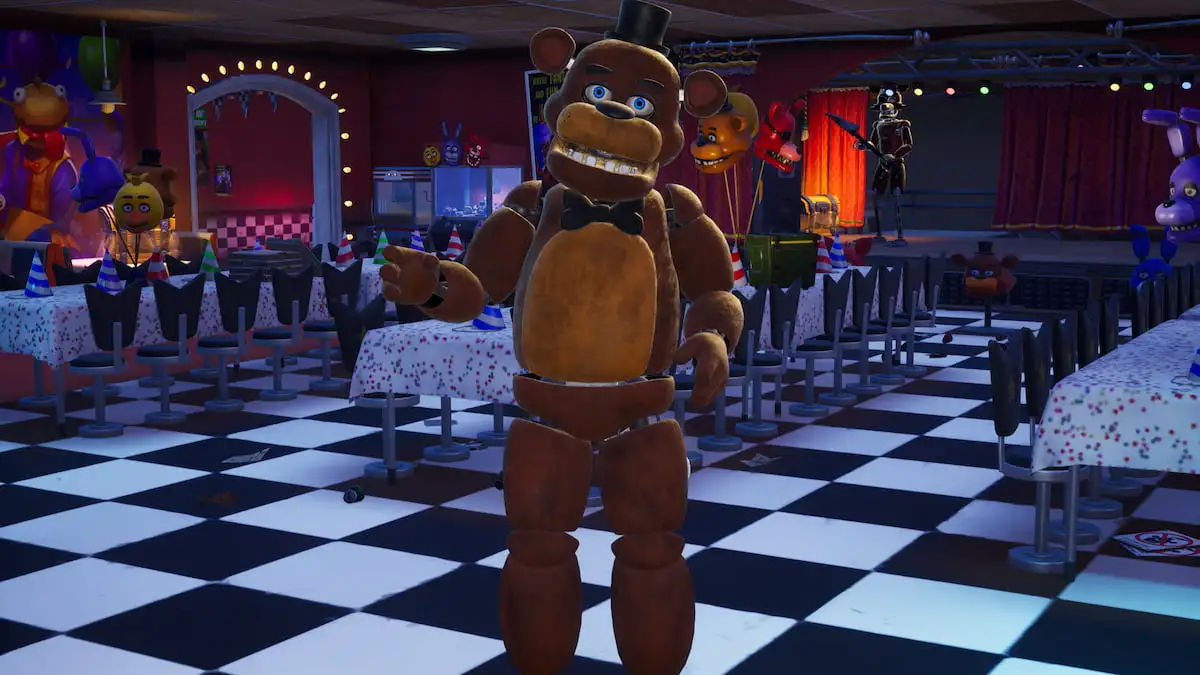All Five Nights at Freddy's Locations in Fortnite Fortnitemares