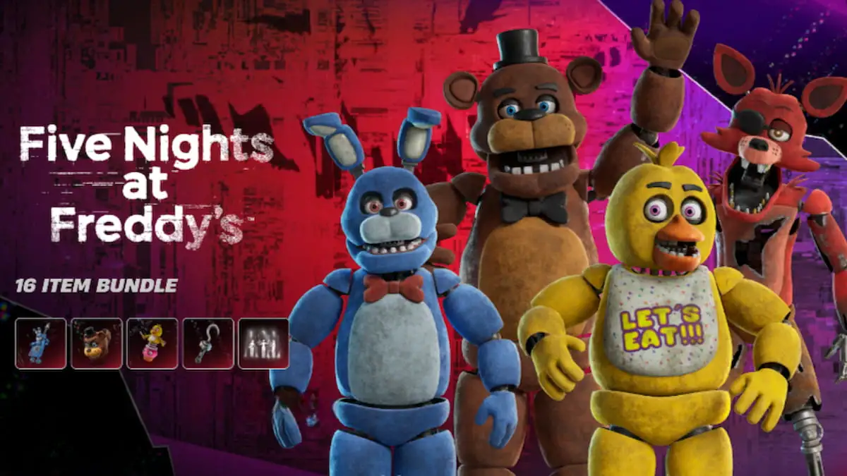 Five Nights at Freddy's Fortnite Bundle: Skins, Accessories & Prices