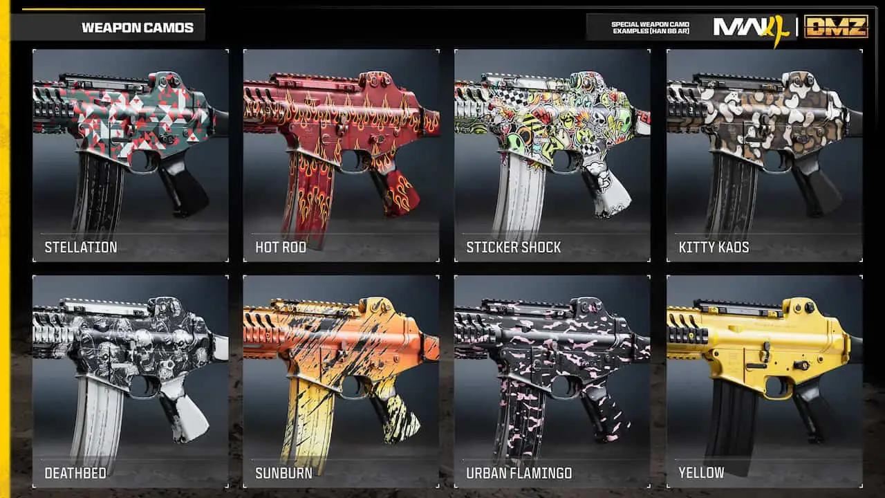 Modern Warfare 4 Weapon Camos: Complete Guide to All Camos