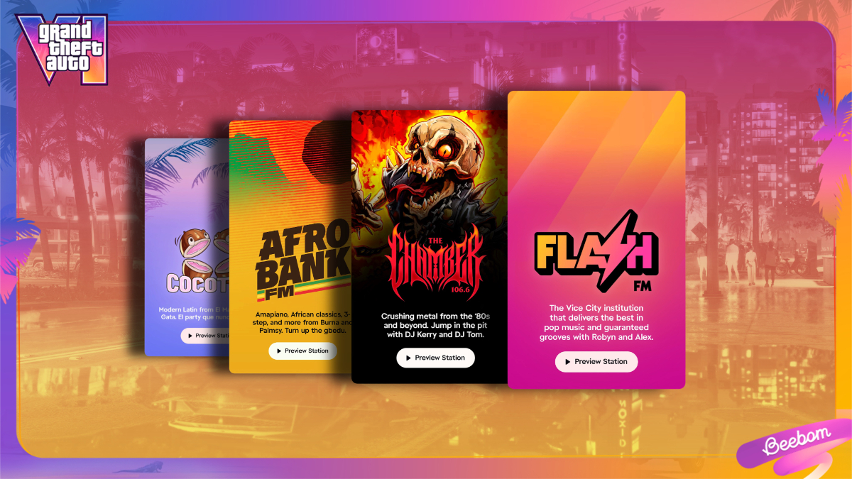 Rockstar Reveals Six GTA 6 Radio Stations with New Music Previews