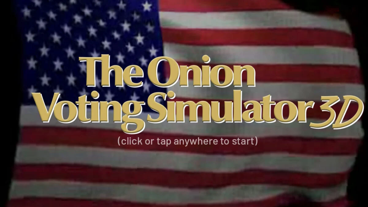 The Onion's First Game: Action Voting Simulator vs Poll Watchers