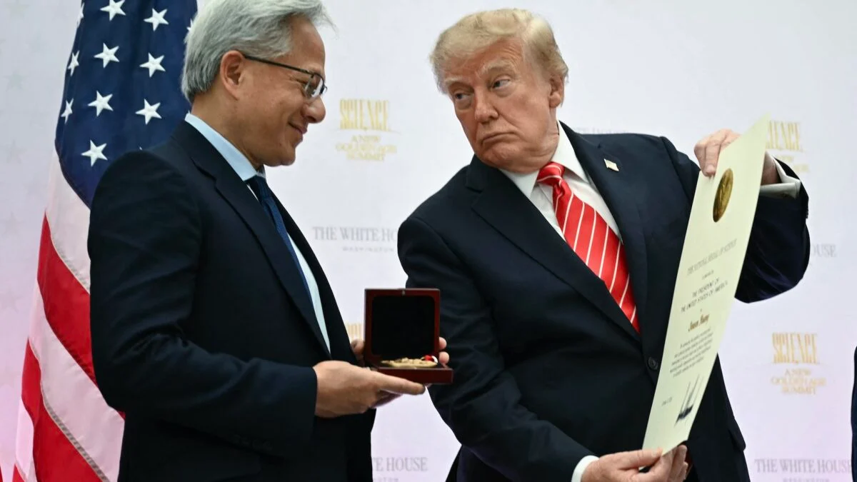 Trump Stumbles Through Ceremony; 'Tim Apple' Meme Returns